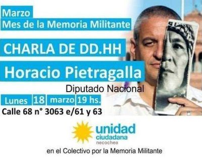 Charla en Unidad Ciudadana de Necochea