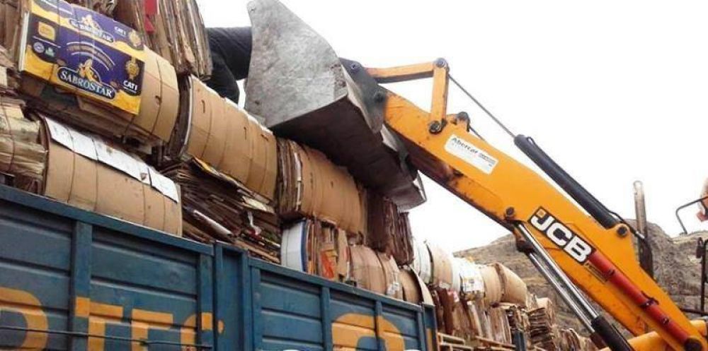 Otros 10 mil kilos de material reciclables partieron de El Chaltn
