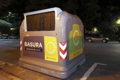 Larreta y un gasto millonario para marcar l�mites a los contenedores de basura