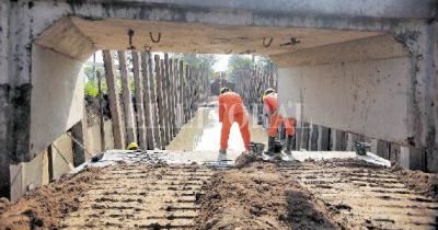 El desag�e El Sable entra en su etapa final de construcci�n