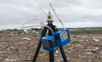Realizan un an�lisis de suelo, aire y agua en el predio de residuos