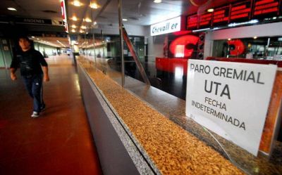 Paro de la UTA afectar� el servicio de micros de media y corta distancia en el interior del pa�s 
