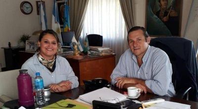 Mariela Cincotta se reuni� con el intendente de Dolores e intercambiaron experiencias de gesti�n