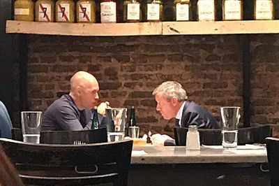 Larreta, Monz� y un discreto almuerzo de contenci�n