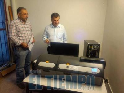 Nuevo equipo para impresi�n de licencias