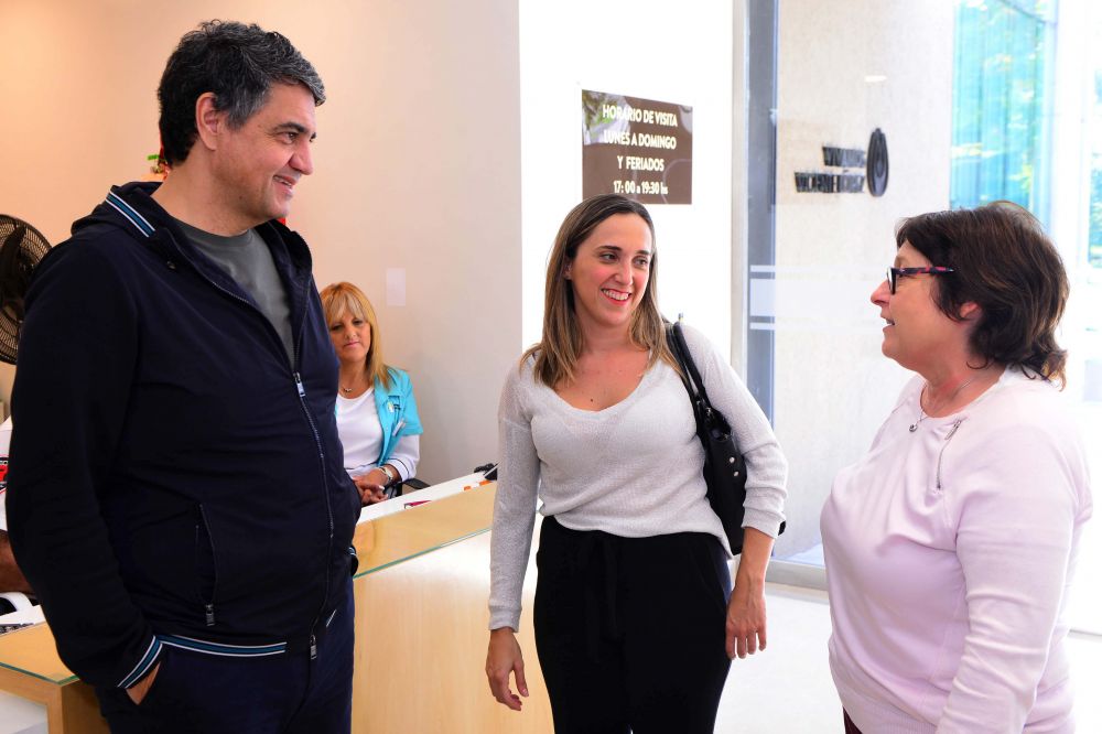 Jorge Macri recorri� el avance de las obras en el Geri�trico Municipal junto a Graciela Oca�a