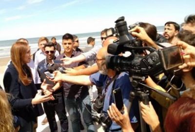 En el D�a Mundial del Agua, cuando Vidal prometi� el agua potable para el Partido de La Costa