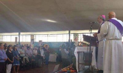 El obispo Gustavo Braida ofici� una misa en el Servicio Penitenciario por el D�a de la Memoria