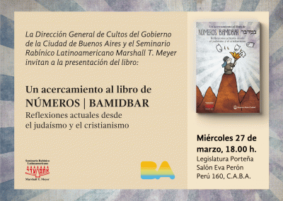 Presentaci�n del libro: Un acercamiento al libro de N�meros