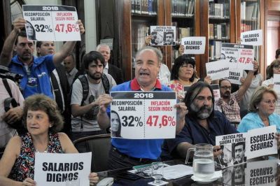 Paritarias: si no hay acuerdo, los docentes bonaerense vuelven al paro jueves y viernes