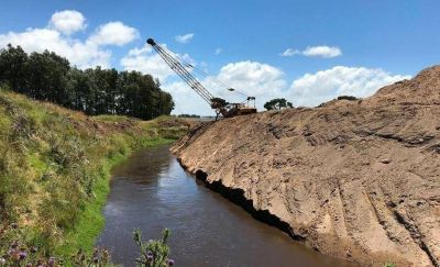Avanzan las obras hidr�ulicas que benefician a 35.000 hect�reas