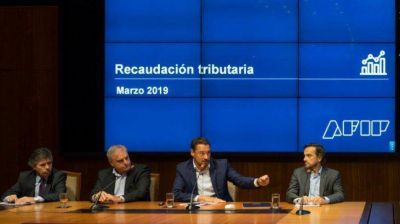 La recaudaci�n de marzo subi� 37,3% (pero volvi� a caer en t�rminos reales)