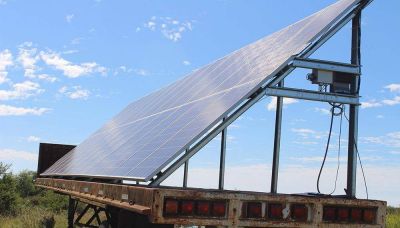 Comienzan a producir energ�a para riego con paneles fotovoltaicos