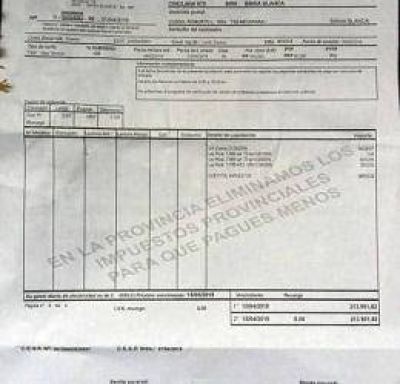 El club El Nacional recibi� una boleta de luz de $213.000