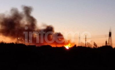 Aclaran intervencin por un incendio en el basural detrs de la Virgen de la Loma