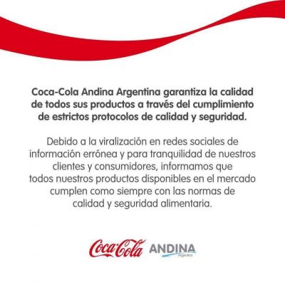 El comunicado de Coca Cola sobre el audio viralizado