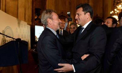Mega cumbre en campa�a: Brito, Vila y Tinelli cenan con Massa y Urtubey