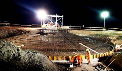 Avanza la construcci�n del Parque E�lico Vientos de Miramar