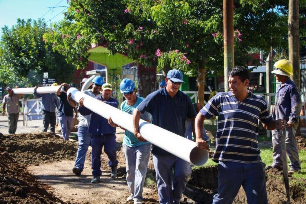 AYSA finaliz obras de cloacas en Quilmes