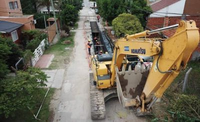 Avanzan las obras h�dricas que beneficiar�n a m�s de 200 mil vecinos de La Plata