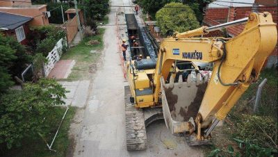 Avanzan obras de puentes y red de desag�es que beneficiar� 200 mil platenses