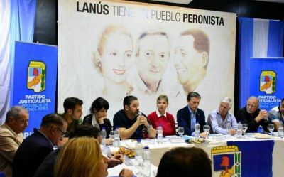 Acuerdan una convivencia pac�fica en el peronismo de Lan�s para enfrentar a Grindetti