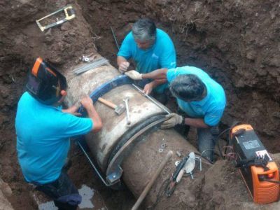 La Coopi repar� la rotura en el acueducto sin necesidad de cortar el agua