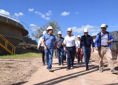 General Rodr�guez: Kubar y el presidente de ABSA recorrieron la nueva planta de tratamiento de efluentes cloacales