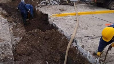 Realizan ampliaci�n de pluviales en R�o Grande