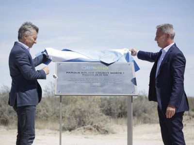 Genneia inaugur� su quinto parque e�lico en el pa�s