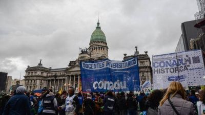 Comienza el paro por 48 horas convocado por los gremios de docentes universitarios