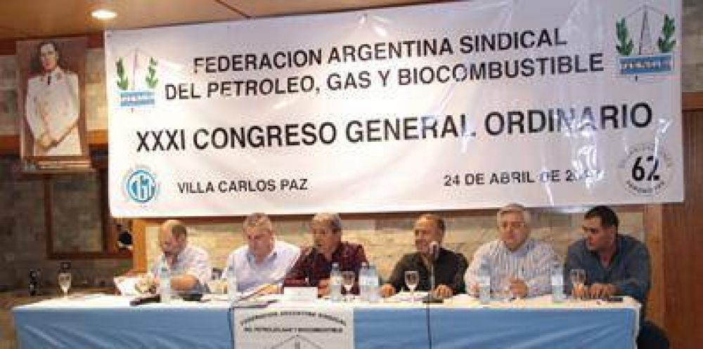 Sesionan Congresos de la Federacin Argentina Sindical de Petroleros 