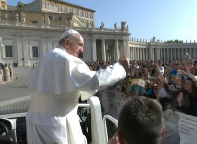 En la Audiencia General, el Papa explic� el perd�n de Dios condicionado al perd�n de los hermanos