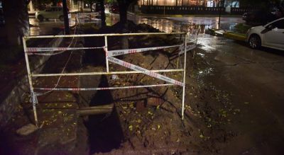 Cerro de las Rosas: piden parar las obras de cloacas