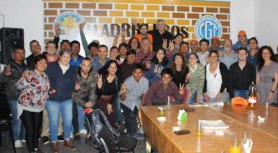 Rotundo triunfo de Luis C�ceres en las elecciones del Sindicato Ladrillero