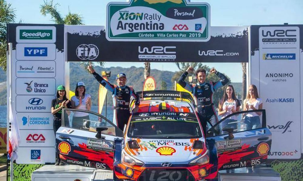 El Equipo Hyundai Shell World Rally Team se consagr campen en el Rally Argentina 2019