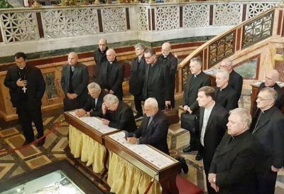 Monse�or Mestre envi� un mensaje desde Roma en el marco de la la Visita Ad Limina