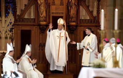 A casi un a�o de su asunci�n, el Arzobispo de La Plata visita al papa Francisco en Italia