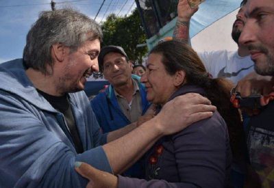 M�ximo desembarc� en Quilmes para respaldar la candidatura de Mayra Mendoza