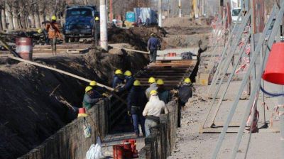Avanza la obra para evitar inundaciones en la ciudad