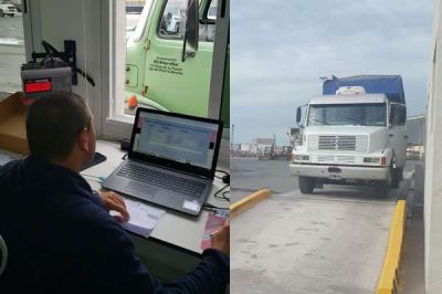 Se puso en marcha el nuevo sistema de pesaje en Puerto Quequ�n 