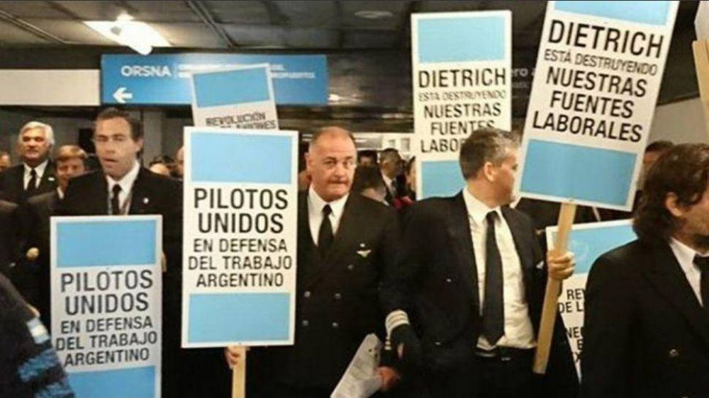 Nuevo conflicto entre el sindicato de pilotos y Aerolneas
