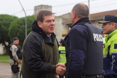 Montenegro supervis� un operativo de saturaci�n en Faro Norte