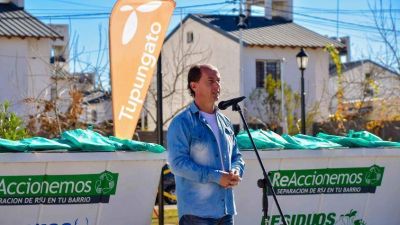 Tupungato acciona prueba piloto de separaci�n de residuos s�lidos urbanos