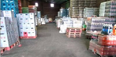 El gobierno porte�o clausur� una distribuidora de bebidas