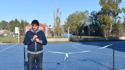 Acerbo, intendente de Daireaux, inaugur� importante obra en arboledas