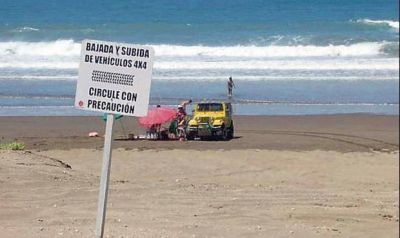 �Celebramos la prohibici�n y limitaciones del tr�nsito de veh�culos a motor sobre la arena