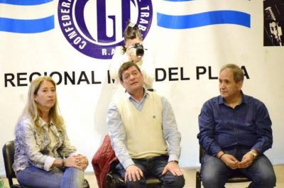 El bancario Sergio Palazzo se reuni� con dirigentes de la CGT Regional Mar del Plata