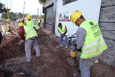 Martiniano Molina recorri� una importante obra de cloacas que beneficiar� a 900 vecinos