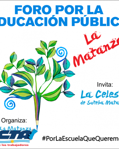Foro por la educacin pblica en La Matanza